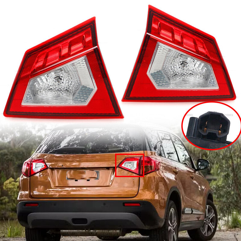 1Pair Inside Rear Bumper Turn Light Tail Light 2Pcs for SUZUKI Vitara 2016-2018 v