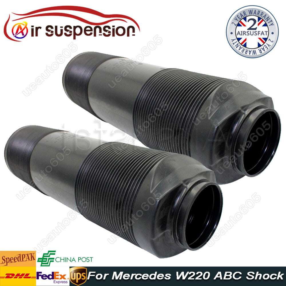 Pair Rear Dust Cover Boot for Mercedes W220 C215 ABC Hydraulic Shock 2203209113