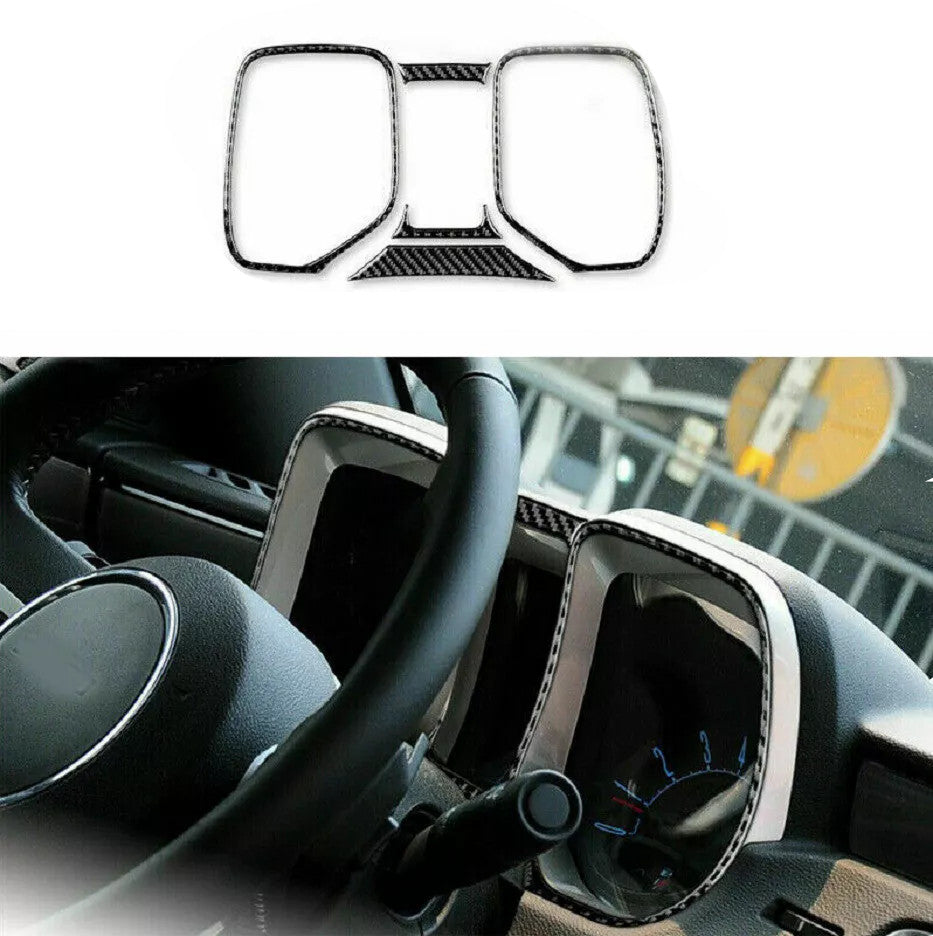 21x Carbon Fiber Full Interior Cover Trim Set Fit For 2010-15 for Chevrolet Camaro