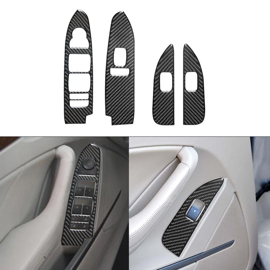 2x Red Carbon Fiber Center Air Vent Cover Trim for Infiniti G37 Sedan 2010-2013 v