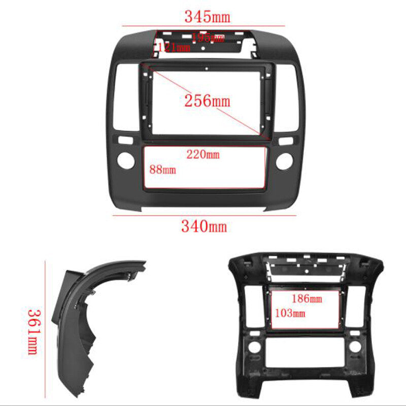 9-inch Android 11 car stereo radio with GPS and CarPlay (2+32GB) suitable for Navara 2006-2012. n