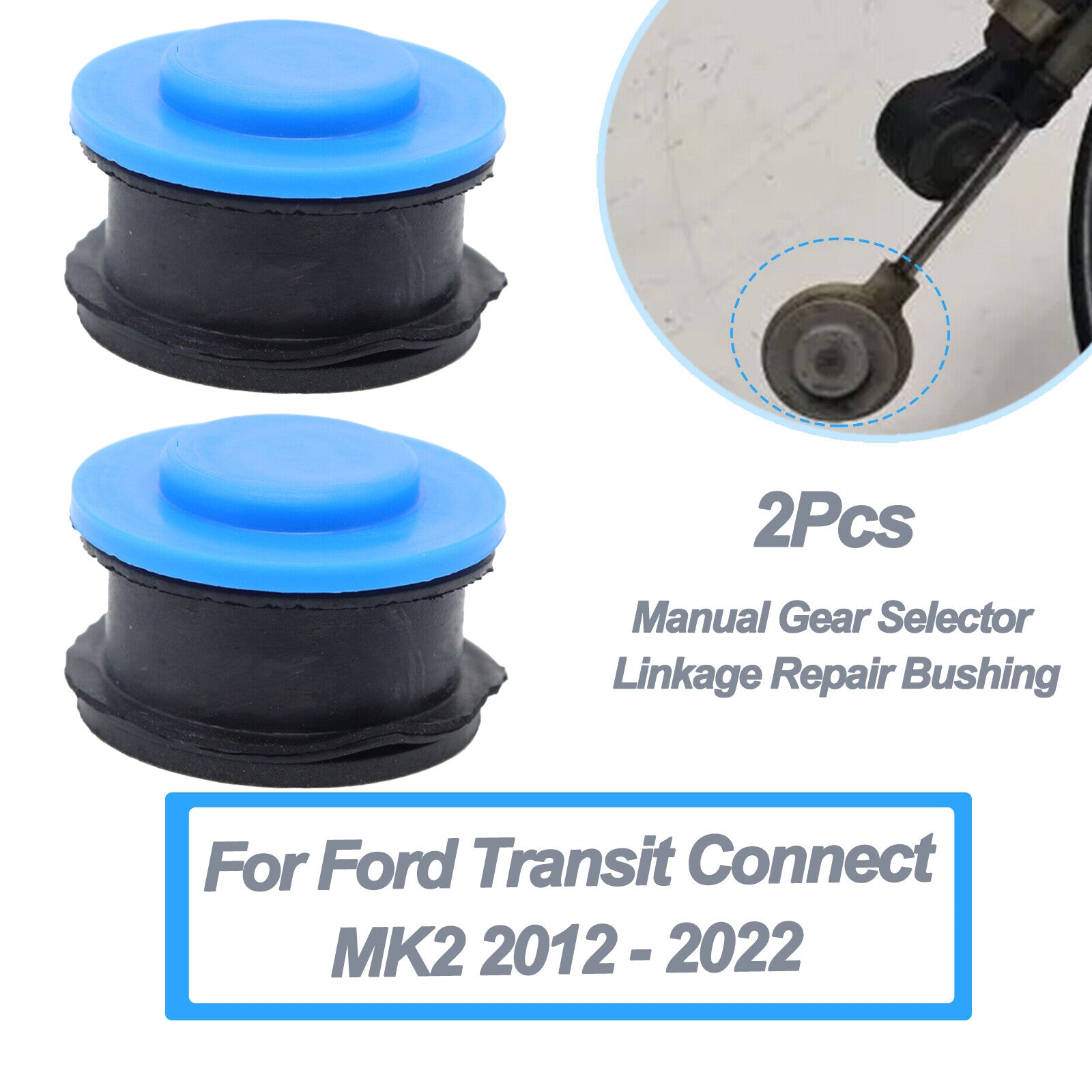 2X Manual Gear Selector Linkage Cable Repair kit for Ford Transit Connect MK2