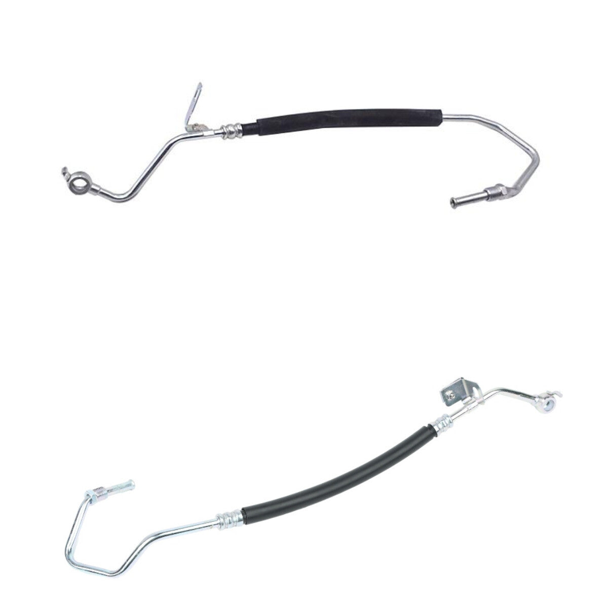 2Pcs Engine Oil Cooler Feed& Return Hose fit for Mitsubishi Montero Pajero 2000-2006 Q
