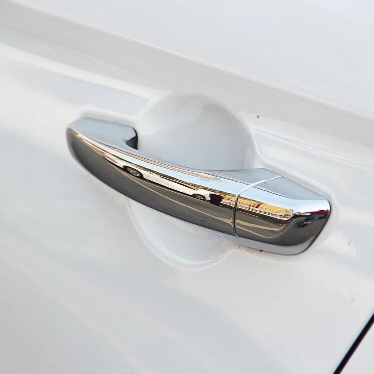 FOR 2017-2020 for HYUNDAI for Elantra ABS Chrome Side Door Handle Cover Trim for Smart hole
