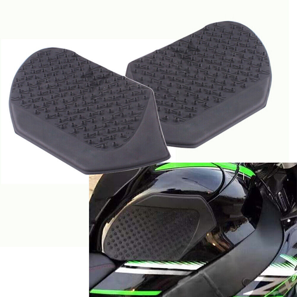 Fit for Kawasaki ZX10R 2011-2014 2012 Black Traction Tank Pads Side Knee Grip