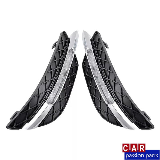 LED DRL daytime running fog lights are suitable for Mercedes-Benz W204, C250, C300, and C350. (2011-13-)