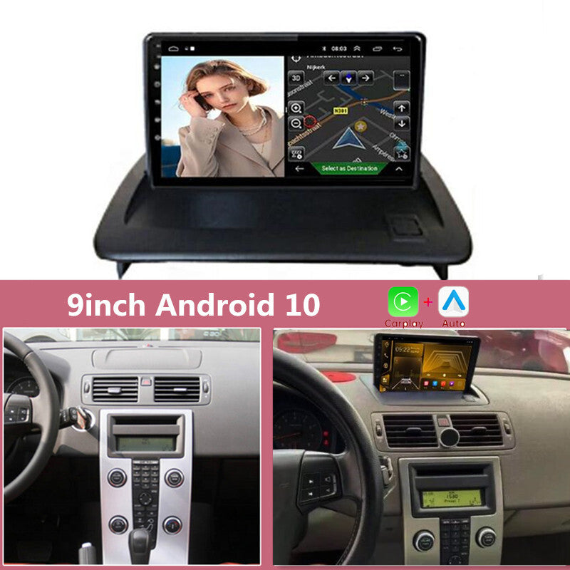 9inch Car Radio GPS Navigation Multimedia Android for VOLVO C30 S40 C70 Carplay