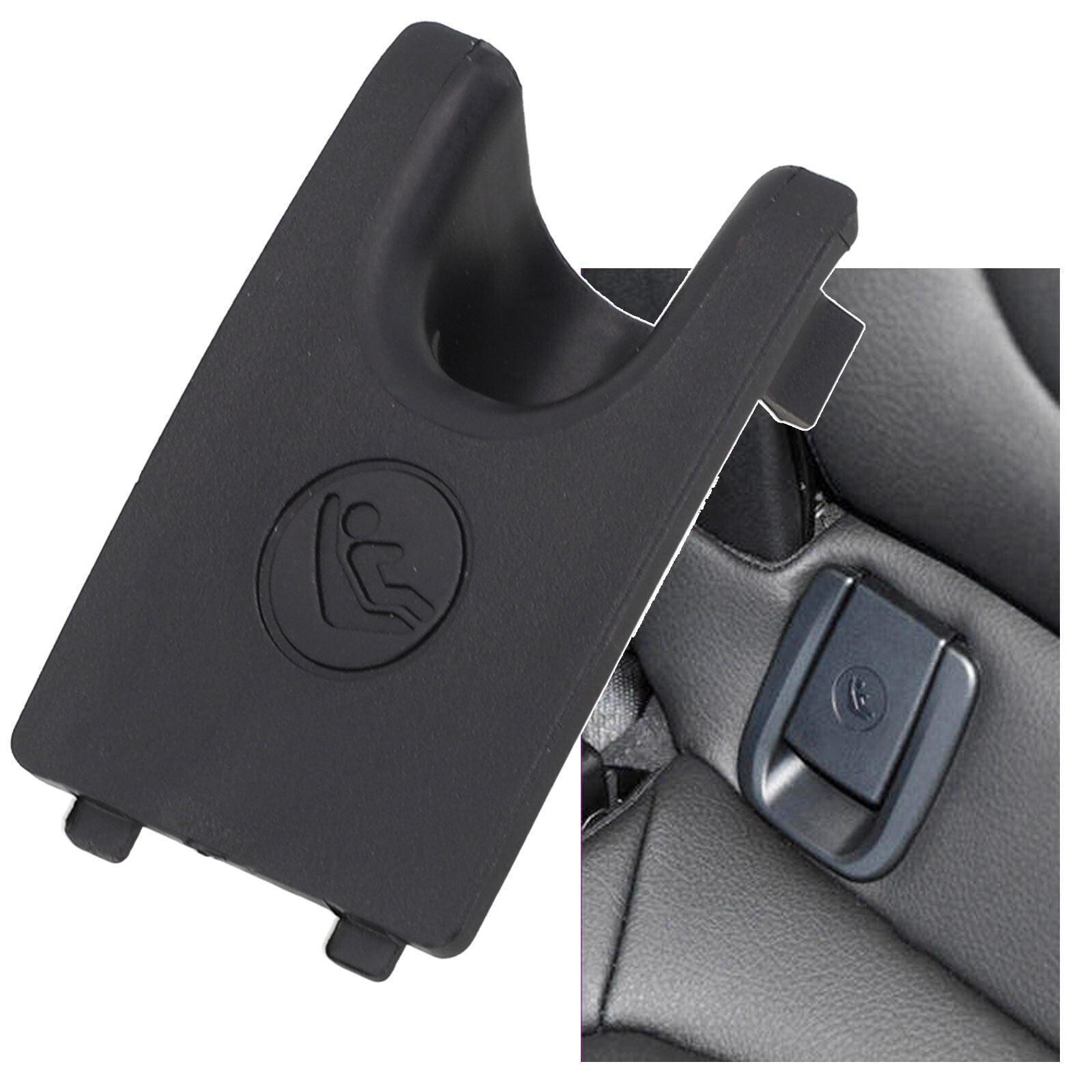 Black Car Rear Child for Seat Hook Anchor Cover Cap for for Camry for Avalon v