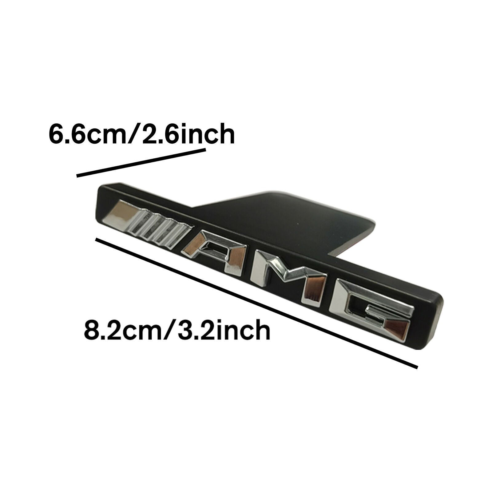 3D front rubber badge for C63 S63 GT63 AMG grille badge Pan-American radiator