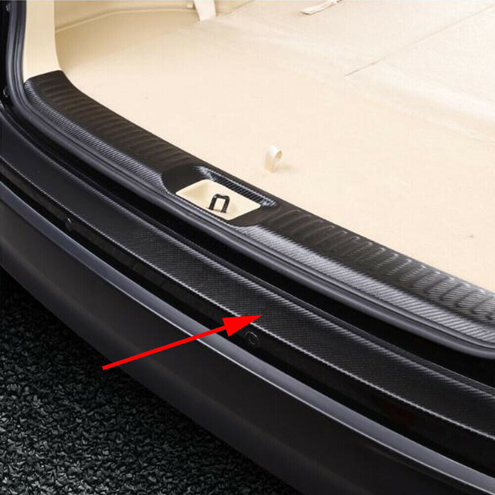for Toyota Highlander 2020-2024 PU Rear Bumper Guard Sill Plate Sticker Cover