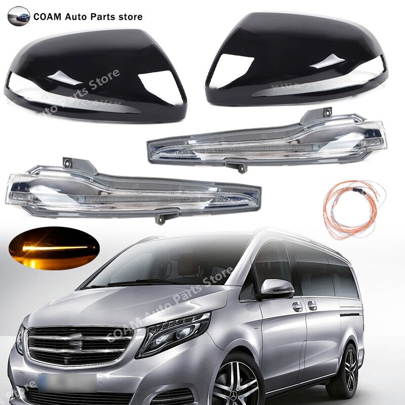 LHRH rearview mirror cover turn signal lights for Mercedes-Benz Vito W447 2016-2020