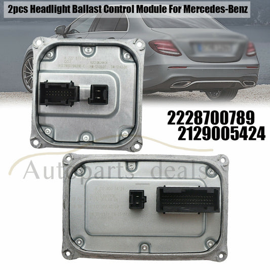 2pcs A2129005424 A2228700789 Headlight Ballast Module LED Fit for Mercedes Benz Q