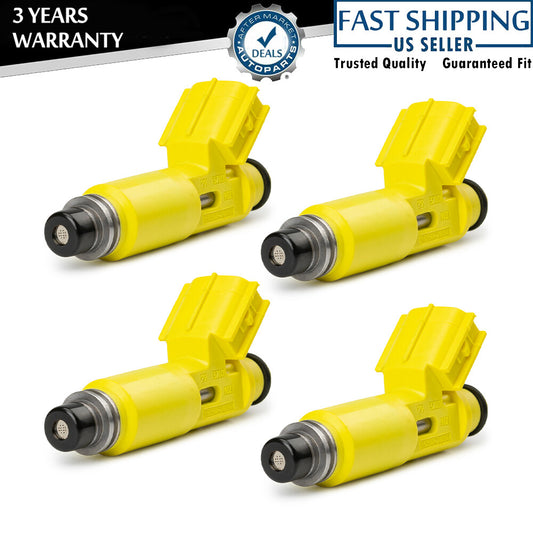 Set of 4 New Fuel Injectors 23250-28050 Fit for Toyota RAV4 2.0L L4 2001-2003