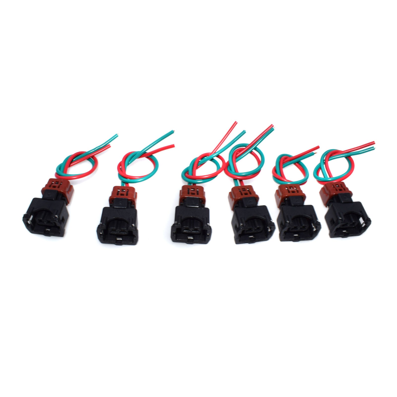 6X Fuel Injector Connector Pigtail Harness WRS-Z32INJ-P1 for NISSAN MAXIMA 300ZX