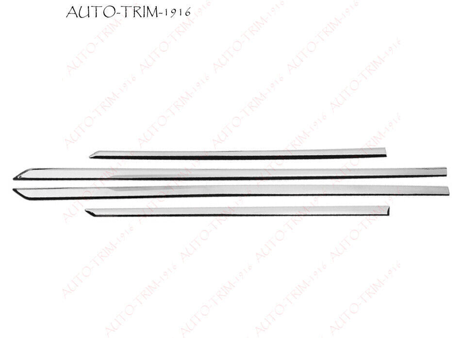 for Cadillac XT5 2017-2023 Chrome Steel Body Door Sill Side Molding Cover Trim