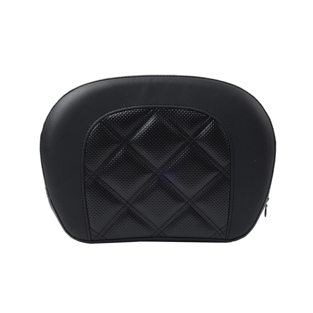 Stitching Passenger Black Sissy Bar Backrest Pad Bracket for Harley Street Glide