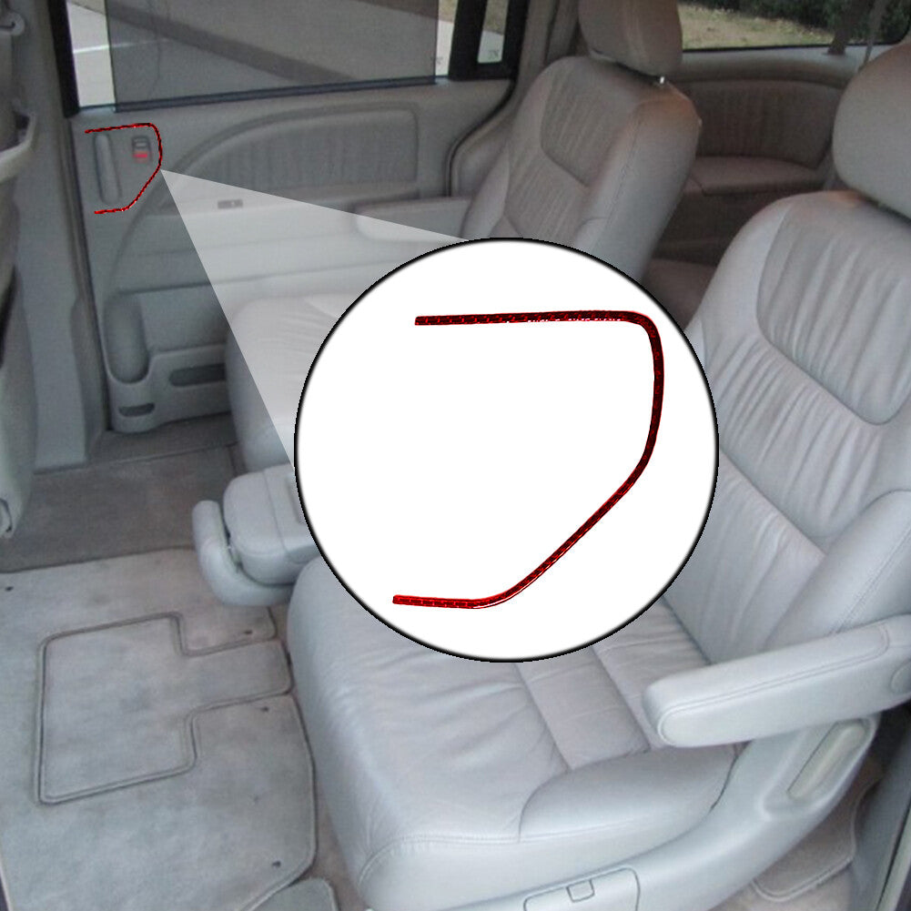 2Pcs Carbon Fiber Front Side Air Outlet Cover Trim for Honda CRV CR-V 2012-2014 v