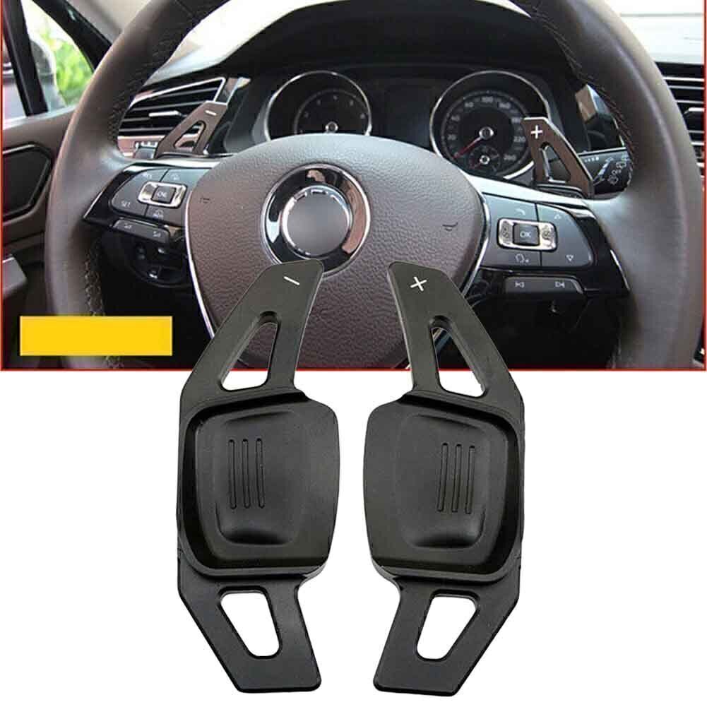Steering Wheel Paddle Shifter Extension for VW for Tiguan for Golf 7 MK7 for Passat B8 Black