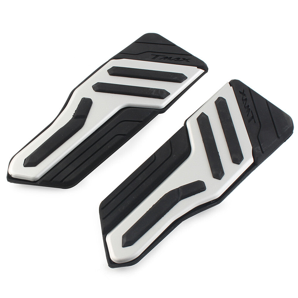 Foot Pedals Pegs Footrests Footpad Footboard for Yamaha T-MAX 560 2022 Silver