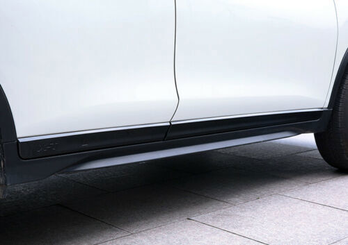 4P for Nissan Rogue 2014-2020 Carbon Color ABS Side Door Body Molding Cover Trim