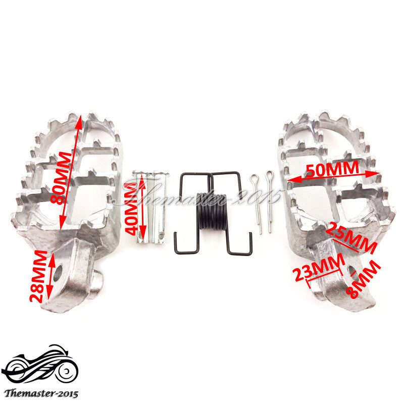 Footrest Foot Peg Pedal for for Suzuki DL650 V-Strom for Honda XR50R CRF50 CRF70 Q