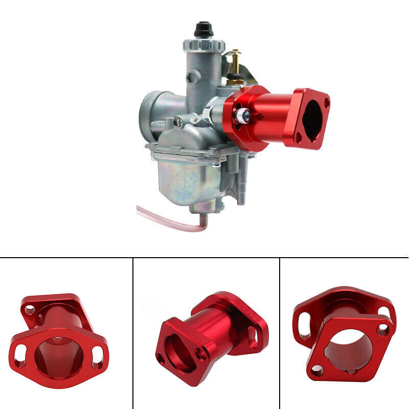 CNC Intake Manifold Carburetor Adapter Engine Connector For VM22 PZ19 PZ26 Carb Q