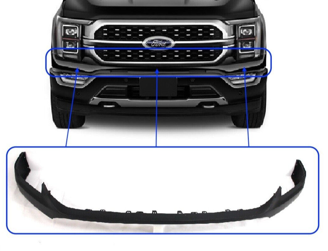 Front Bumper Cover Grille Upper Molding Trim For 2021-2023 n