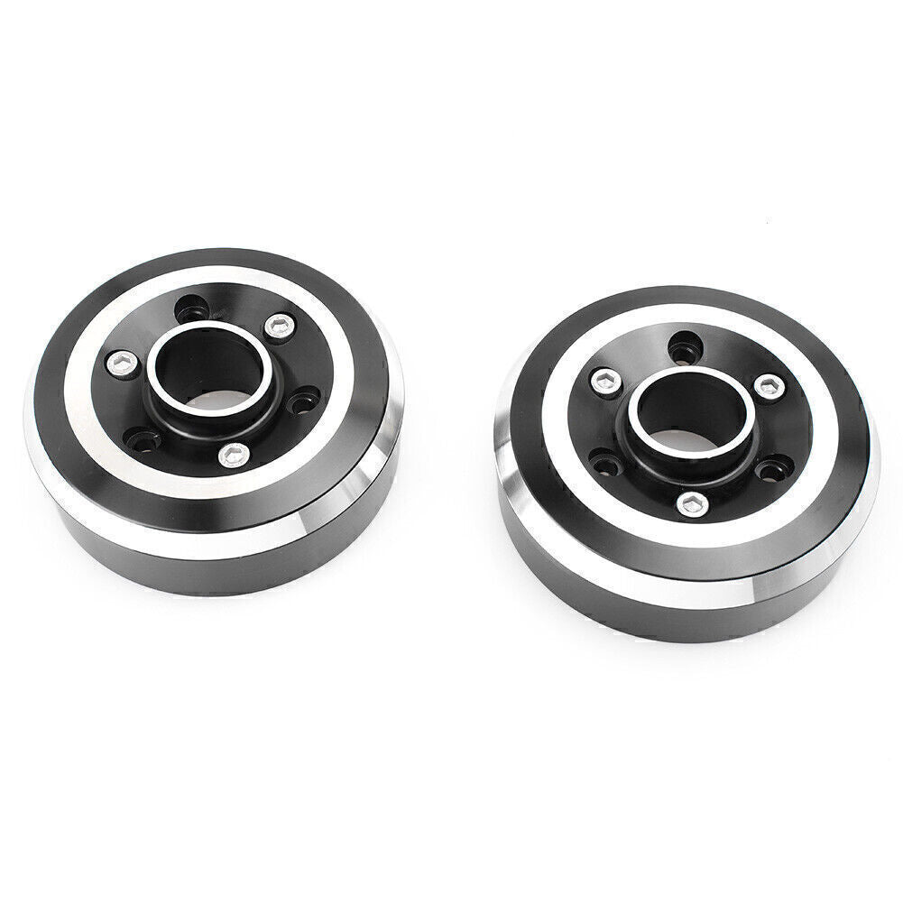 2x Exhaust Tips Cover Frame for BMW R NINE T 2014 2015 2016 Black/Chrome