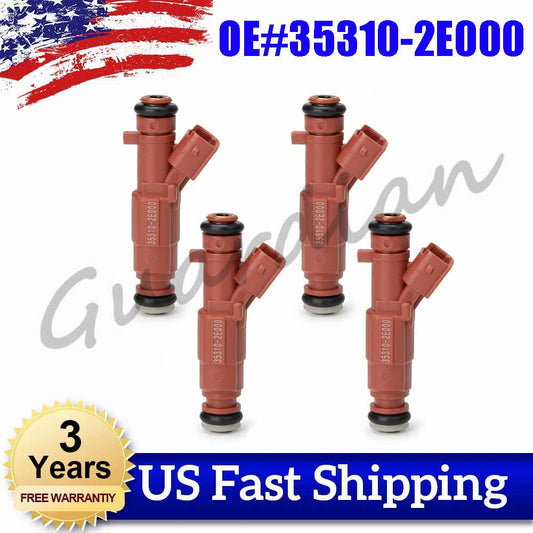 4x 35310-2E000 Fuel Injector New for KIA SOUL 2012-2013 for HYUNDAI for ELANTRA GT 2013