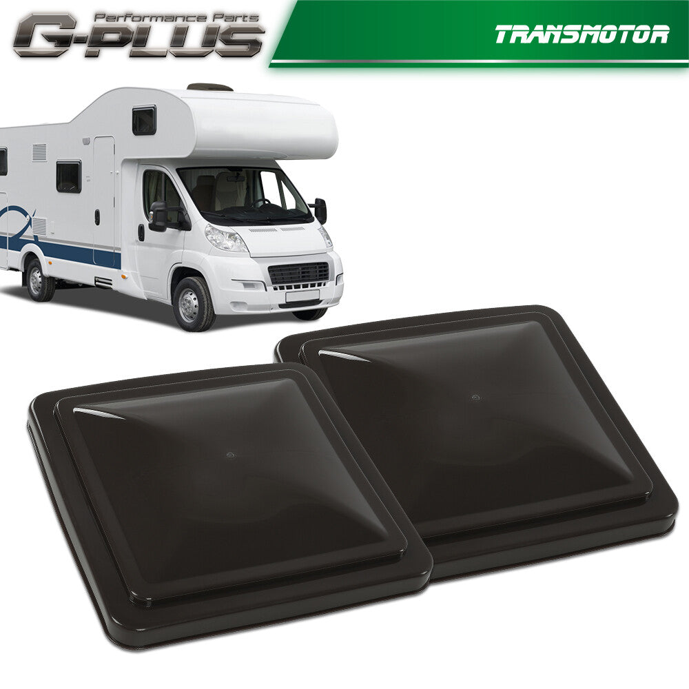 2 Pieces 14 x 14 Replacement Roof Vent Cover Camper Trailer Vent Cord New - v