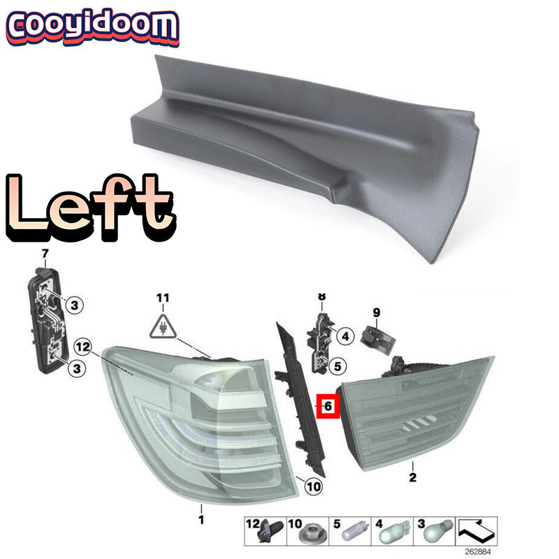 for BMW X3 F25 2011-2017 Left Rear Tail Light Covering Trim 63217263603