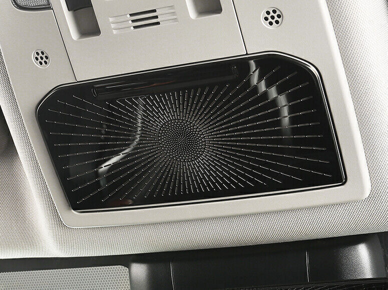 for Toyota Highlander 20-24 Black Steel Roof Reading Light Speaker Cover Trim 1X