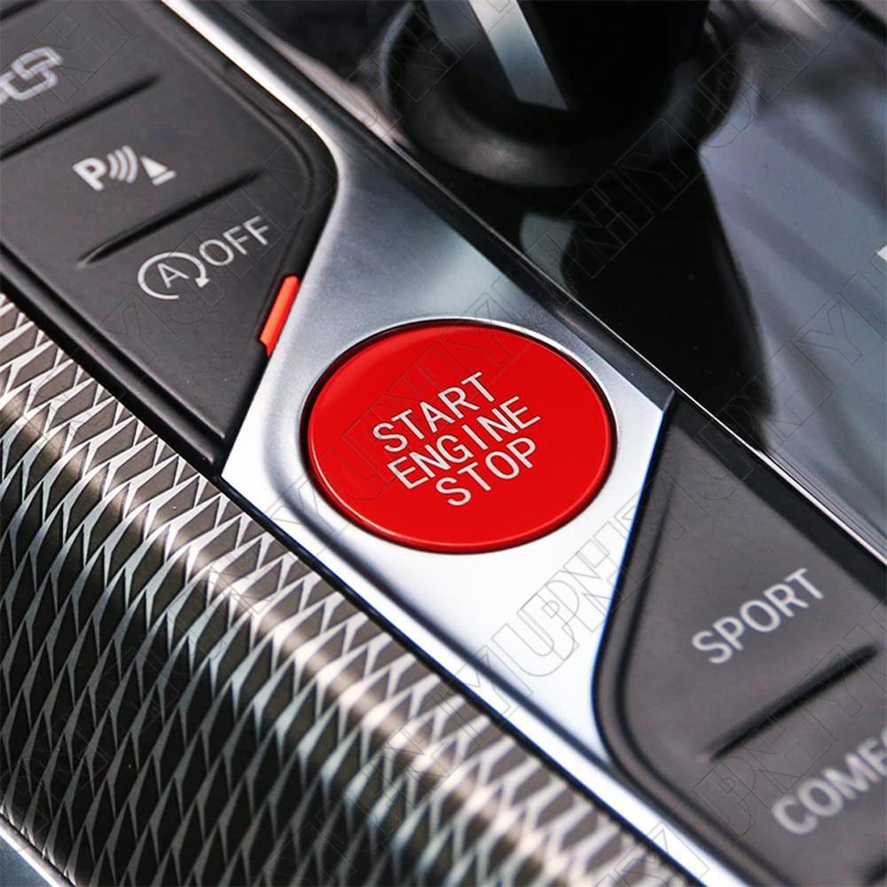 Replacement Red Engine Push Start Button for BMW 3 4 8 Series for X5 X6 X7 Z4 19-24 Q