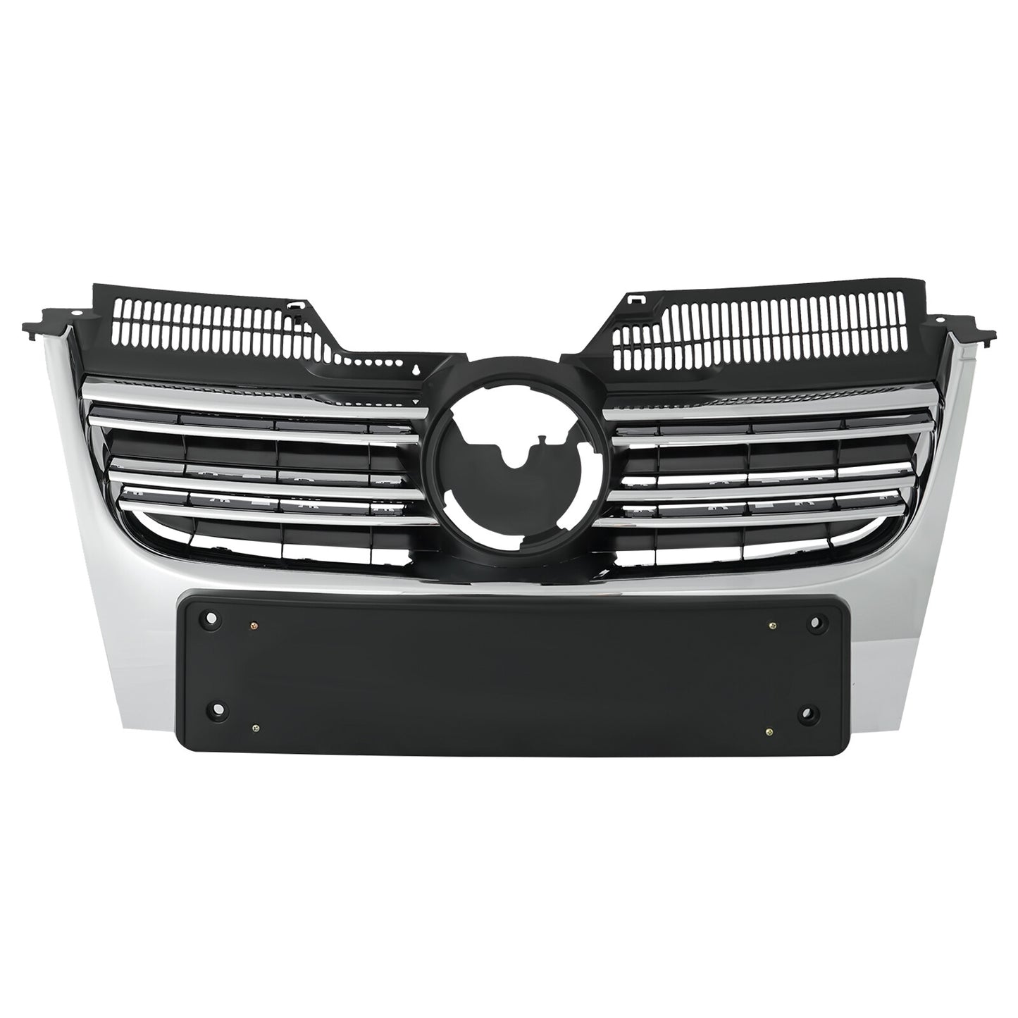 For 2005 - 2010 for VW for Jetta MK5 Sedan Front Upper Grille for CHRome Trim - v
