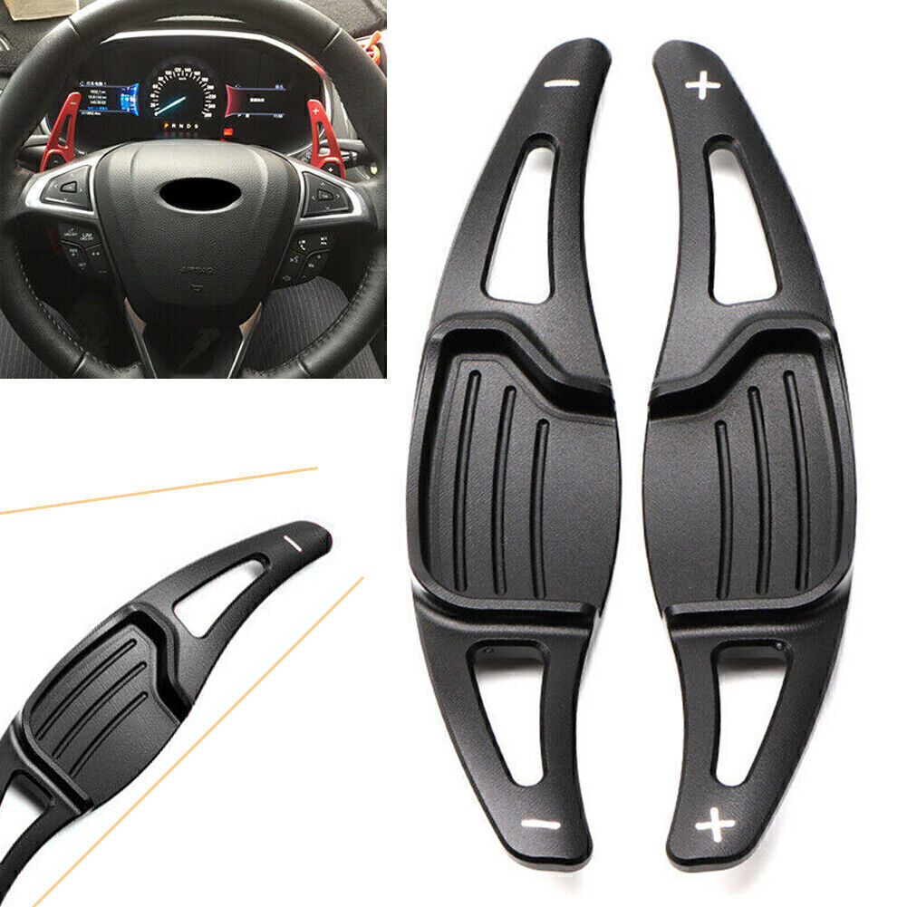 Steering Wheel Shift paddle Shifter Extension Fit for Ford Mondeo Taurus Edge Black