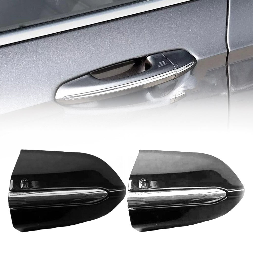 Front Left Driver Side Door Handle Key Bezel Cover Cap For 2013-2020 v