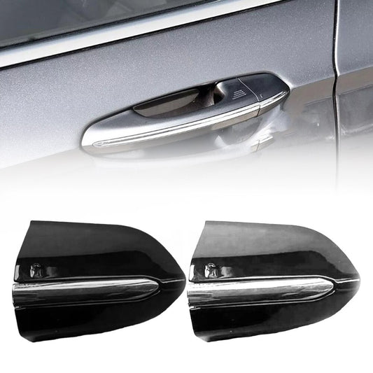 Front Left Driver Side Door Handle Key Bezel Cover Cap For 2013-2020 v