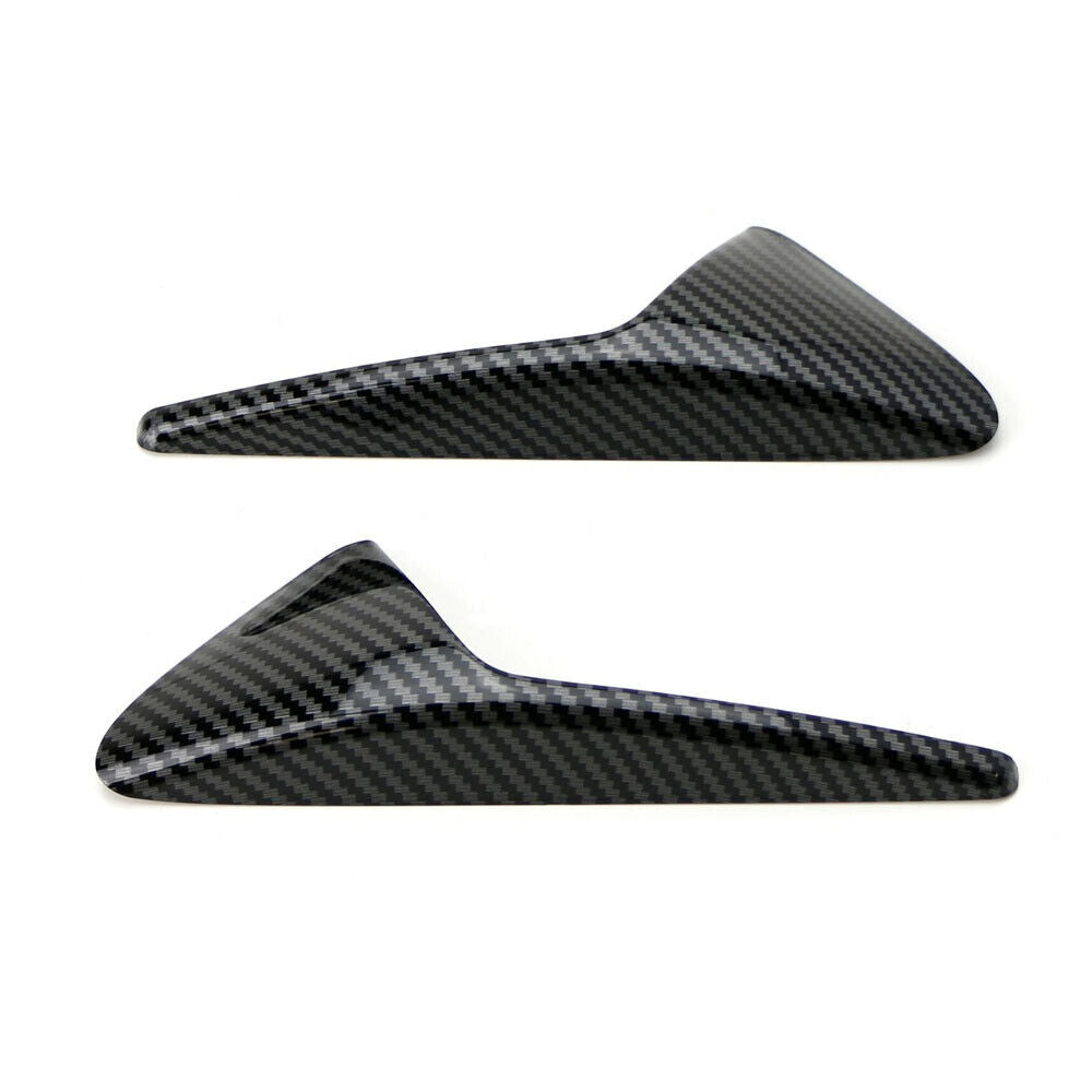 Carbon fiber side fender camera trim cover for Model S 3 XY n