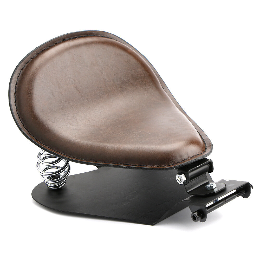 Motorcycle 3-inch Solo for Seat with Spring Bracket for Harley for Honda Chopper Bobber Custom