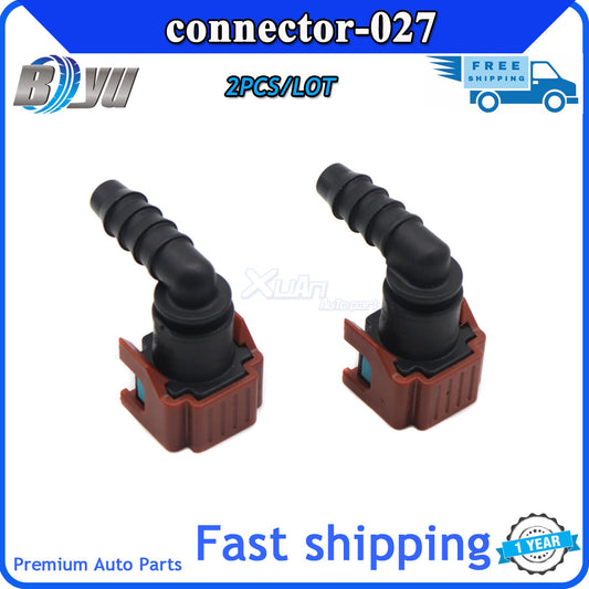 This automotive fuel line filter is suitable for Peugeot for Citroën 2-piece 10mm ID8 10x8 90- v