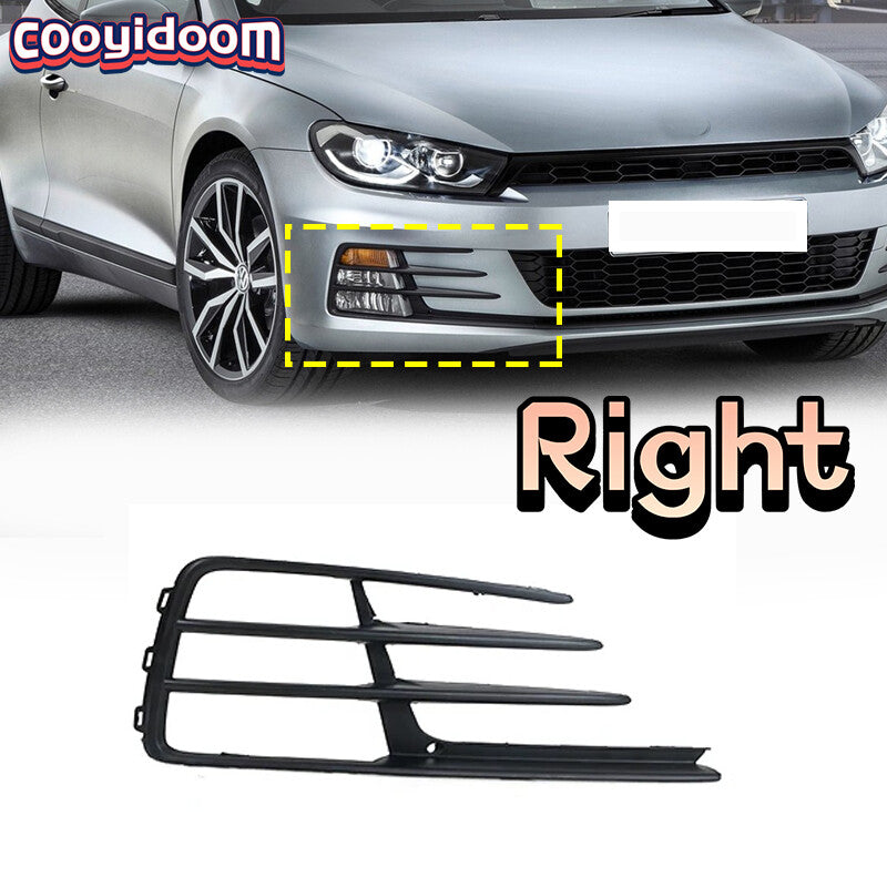 Right Front Bumper Fog Light Lamp Grill Cover for VW for Volkswagen Scirocco 2015-16