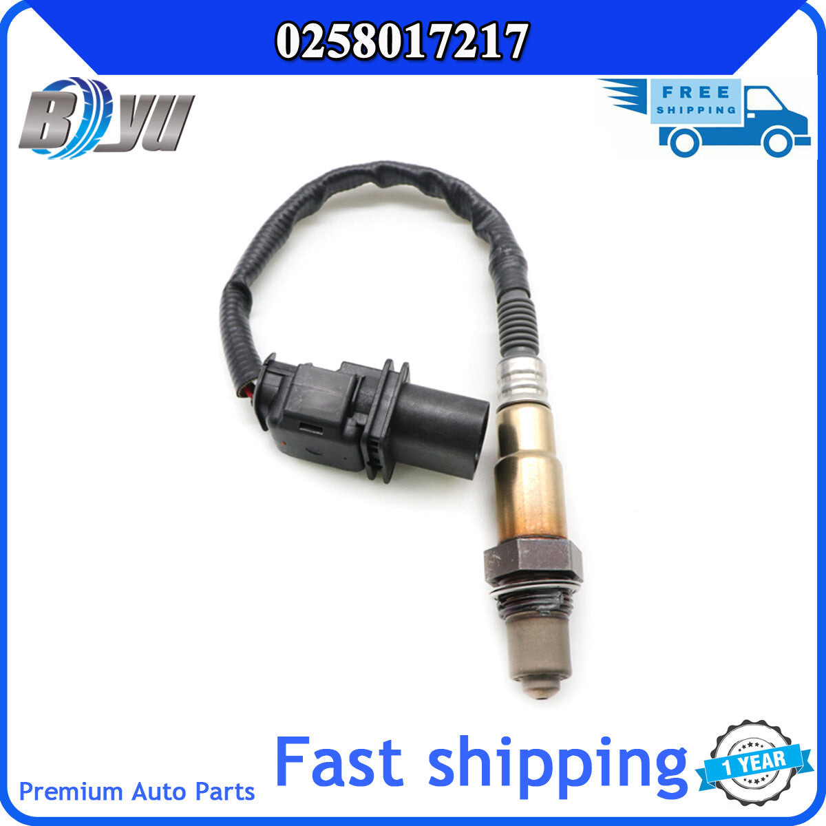 Upstream oxygen sensor 0258017217 suitable for Mini Cooper R55 R56 R57 1.6L 2007-2015. v