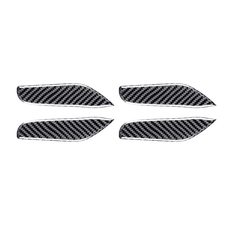 Red Carbon Fiber Central CD Player Frame Trim For Silverado/tahoe/ for sierra 2007-14 v