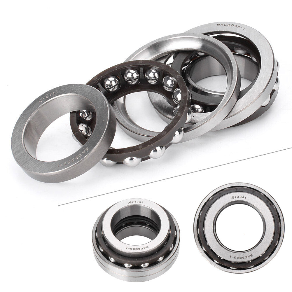 Steering Stem Bearing Seal Kit Fit for Yamaha YZF R1 2007-12 YZF R6 06-12 FZ1 06-10 Q