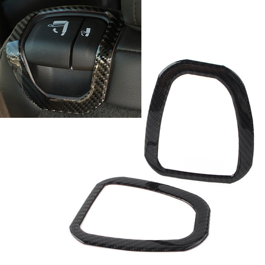 Rear for Seat Adjustment Switch Frame Trim 2 Pcs Fit for Jeep for Wrangler JL 2018-2021