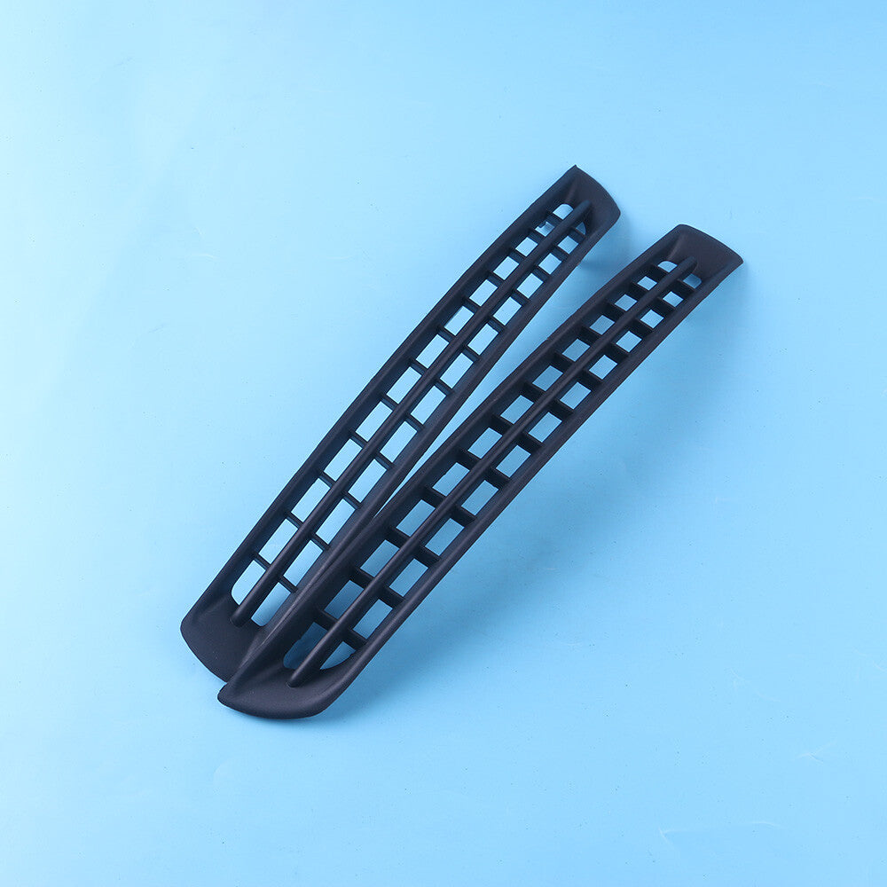 1 Pair Front Bumper Grille Cover Left  Right for 2007-2014 for Volvo XC90 Black Q