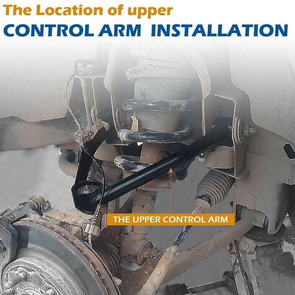 2x Front Upper Control Arm 2-4 Lift Kit For 2004+ Titan Armada Black US n