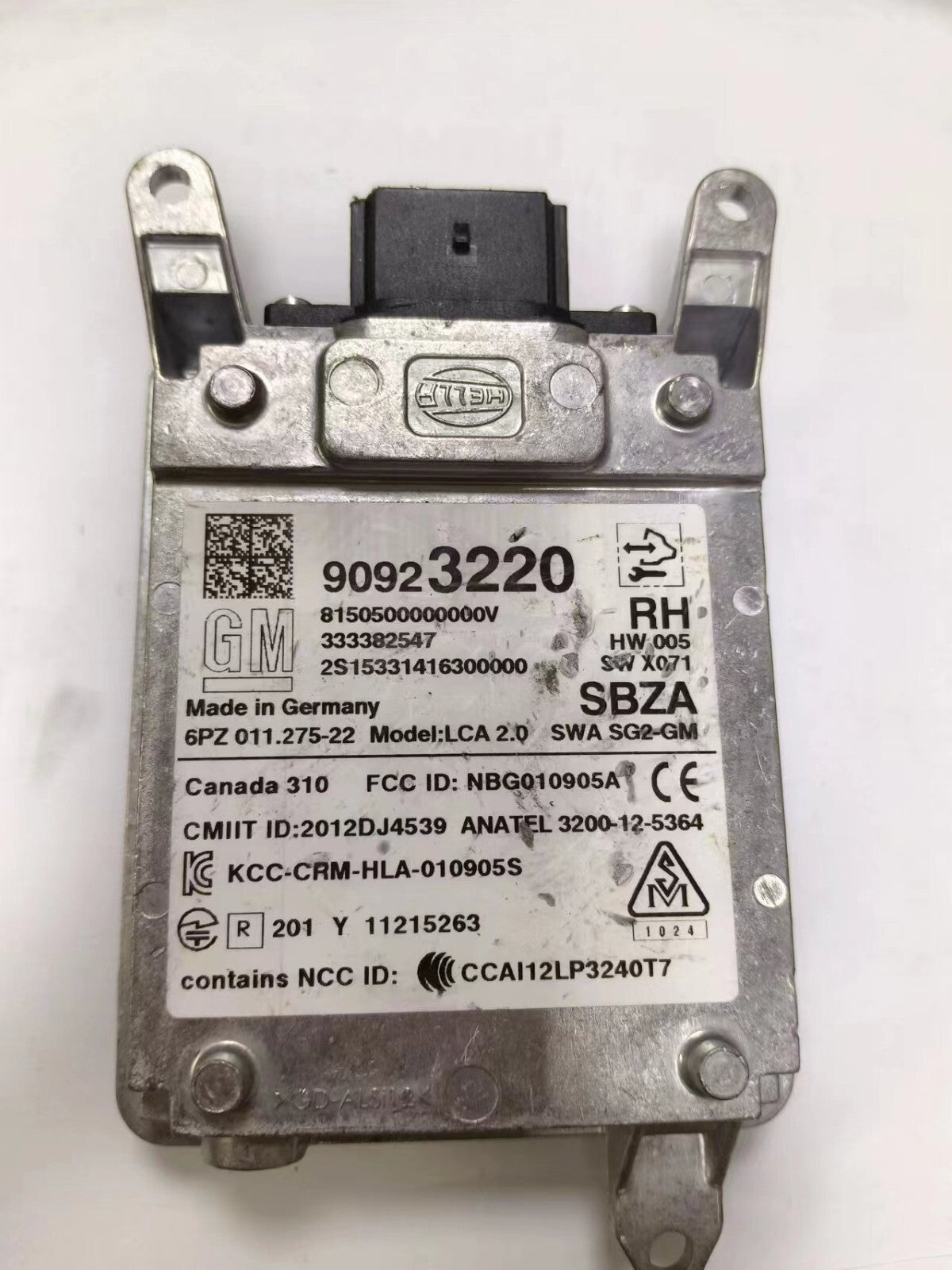 2014-2016 for BUICK LACROSSE Rear Blind Spot Sensor Module (Right 90923220) n