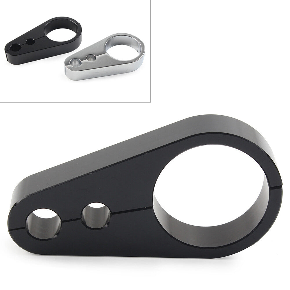 Motorcycle Brake Clutch Cable Wire Clamp Clip for Harley 1-1/4 Handlebar