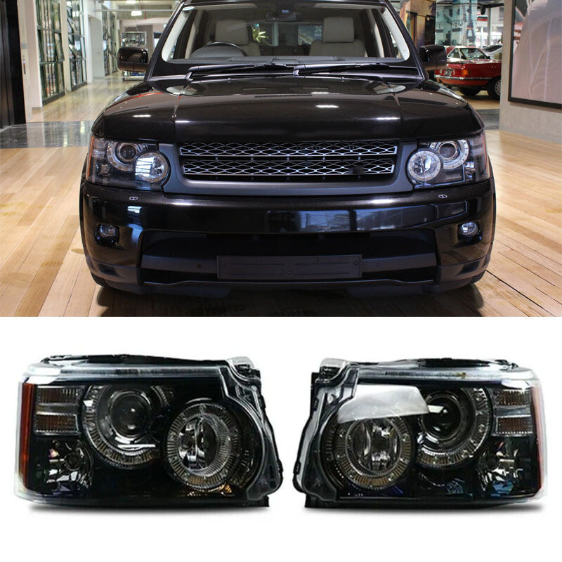 Pair Front Headlight Assembly for Land Rover for Range Rover Sport L320 2010-2013